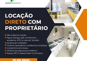 Foto 1 de Kitnet com 1 Quarto para alugar, 34m² em Setor Sol Nascente, Goiânia