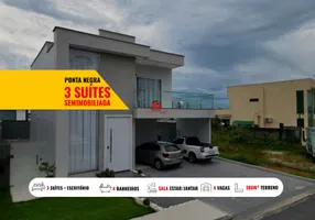 Foto 1 de Casa de Condomínio com 3 Quartos à venda, 220m² em Ponta Negra, Manaus