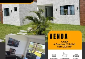 Foto 1 de Casa de Condomínio com 4 Quartos à venda, 205m² em Porto de Sauipe, Entre Rios