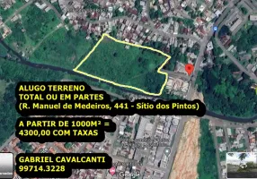 Foto 1 de Lote/Terreno com 1 Quarto para alugar, 1000m² em Dois Irmãos, Recife