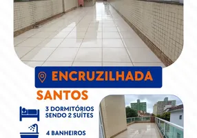 Foto 1 de Sobrado com 3 Quartos à venda, 230m² em Encruzilhada, Santos