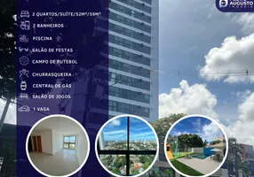 Foto 1 de Apartamento com 2 Quartos à venda, 57m² em Soledade, Recife