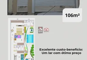 Foto 1 de Casa com 3 Quartos à venda, 106m² em Loteamento Residencial e Comercial Flamboyant, Pindamonhangaba