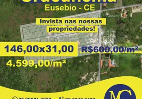Foto 1 de Lote/Terreno à venda, 4599m² em Urucunema, Eusébio