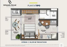 Foto 1 de Apartamento com 1 Quarto à venda, 25m² em Caminho Das Árvores, Salvador