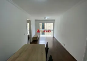 Foto 1 de Flat com 1 Quarto para alugar, 44m² em Moema, São Paulo