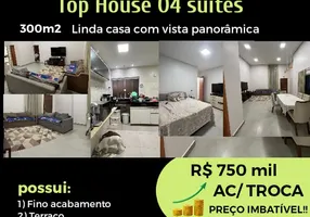 Foto 1 de Casa de Condomínio com 4 Quartos à venda, 300m² em Setor Habitacional Arniqueira, Brasília