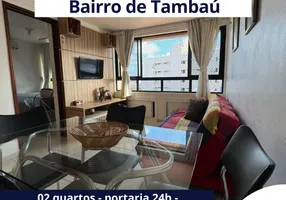 Foto 1 de Apartamento com 2 Quartos para alugar, 50m² em Tambaú, João Pessoa