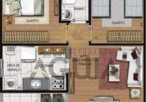 Foto 1 de Apartamento com 2 Quartos à venda, 77m² em Alto dos Caiçaras, Belo Horizonte