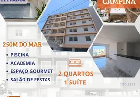 Foto 1 de Apartamento com 2 Quartos à venda, 57m² em Ponta De Campina, Cabedelo