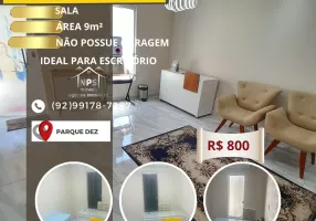 Foto 1 de Sala Comercial com 1 Quarto para alugar, 10m² em Parque Dez de Novembro, Manaus