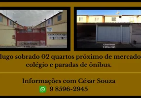 Foto 1 de Casa de Condomínio com 2 Quartos para alugar, 62m² em Chácaras Anhanguera, Valparaíso de Goiás