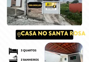 Foto 1 de Casa com 3 Quartos à venda, 70m² em Santa Rosa, Campina Grande