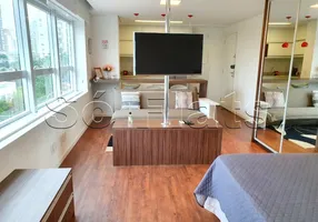 Foto 1 de Flat com 1 Quarto à venda, 40m² em Brooklin, São Paulo