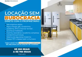 Foto 1 de Kitnet com 1 Quarto para alugar, 39m² em Setor Sol Nascente, Goiânia