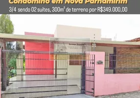 Foto 1 de Casa de Condomínio com 3 Quartos à venda, 200m² em Nova Parnamirim, Parnamirim