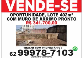 Foto 1 de Lote/Terreno à venda, 402m² em Cidade Jardim, Goiânia