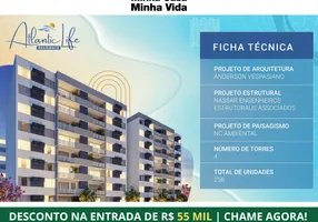 Foto 1 de Apartamento com 2 Quartos à venda, 51m² em Janga, Paulista