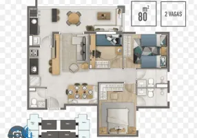 Foto 1 de Apartamento com 3 Quartos à venda, 80m² em Nova Aldeinha, Barueri