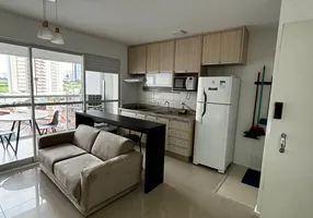 Foto 1 de Flat com 1 Quarto para alugar, 46m² em Jardim Goiás, Goiânia