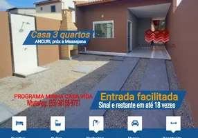 Foto 1 de Casa de Condomínio com 3 Quartos à venda, 84m² em Ancuri, Fortaleza