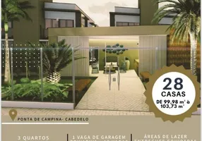 Foto 1 de Casa de Condomínio com 3 Quartos à venda, 99m² em Poço, Cabedelo