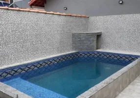 Foto 1 de Casa com 2 Quartos à venda, 69m² em Balneario Flórida Mirim, Mongaguá