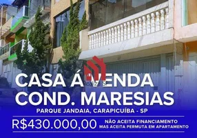 Foto 1 de Casa com 3 Quartos à venda, 210000m² em Vila da Oportunidade, Carapicuíba