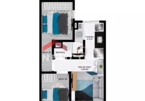 Foto 1 de Apartamento com 2 Quartos à venda, 32m² em Vila Santa Teresa Zona Leste, São Paulo