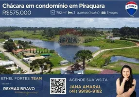 Foto 1 de Fazenda/Sítio com 3 Quartos à venda, 100m² em Chacara Aguas Claras, Piraquara
