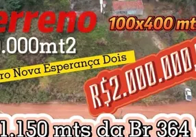 Foto 1 de Lote/Terreno à venda, 40000m² em Nova Esperança, Cuiabá