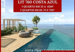 Foto 1 de Apartamento com 1 Quarto à venda, 25m² em Costa Azul, Salvador