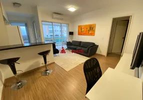 Foto 1 de Flat com 1 Quarto para alugar, 50m² em Campo Belo, São Paulo