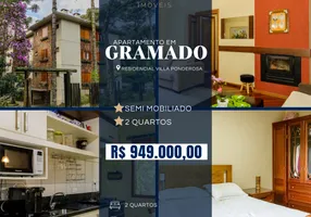 Foto 1 de Apartamento com 2 Quartos à venda, 70m² em Planalto, Gramado