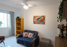 Foto 1 de Apartamento com 1 Quarto à venda, 43m² em Itararé, São Vicente