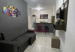 Foto 1 de Casa de Condomínio com 1 Quarto para alugar, 43m² em Aviação, Praia Grande