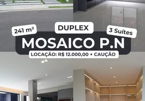 Foto 1 de Casa de Condomínio com 3 Quartos para alugar, 241m² em Ponta Negra, Manaus