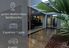 Foto 1 de Casa com 3 Quartos à venda, 175m² em Jardim Mediterrâneo, Sertãozinho