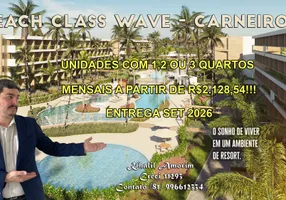 Foto 1 de Flat com 1 Quarto à venda, 32m² em Praia dos Carneiros, Tamandare