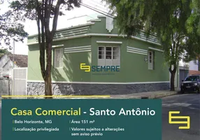 Foto 1 de Imóvel Comercial para alugar, 151m² em Santo Antônio, Belo Horizonte
