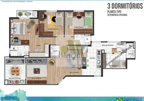 Foto 1 de Apartamento com 3 Quartos à venda, 125m² em Parque Pirajussara, Embu das Artes