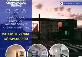 Foto 1 de Apartamento com 2 Quartos à venda, 50m² em Cachoeira das Garça, Cuiabá
