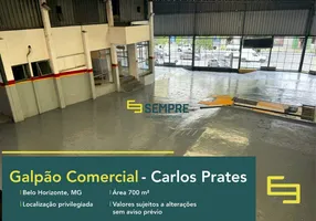Foto 1 de Galpão/Depósito/Armazém para alugar, 700m² em Carlos Prates, Belo Horizonte
