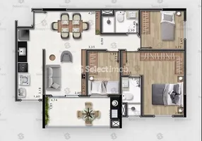 Foto 1 de Apartamento com 3 Quartos à venda, 75m² em Vila Bocaina, Mauá