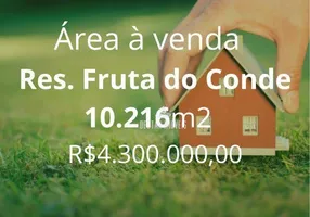 Foto 1 de Lote/Terreno à venda, 10216m² em Residencial Fruta do Conde, Uberlândia