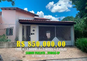 Foto 1 de Casa com 3 Quartos à venda, 221m² em Jardim Paulista I, Jundiaí