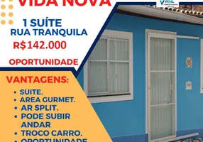 Foto 1 de Casa com 1 Quarto à venda, 60m² em Vida Nova, Lauro de Freitas