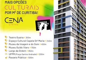 Foto 1 de Apartamento com 2 Quartos à venda, 40m² em Centro, Curitiba