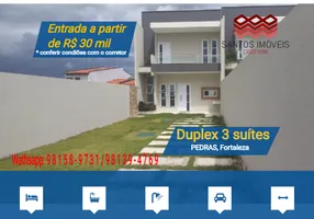 Foto 1 de Sobrado com 3 Quartos à venda, 110m² em Pedras, Fortaleza