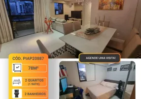 Foto 1 de Apartamento com 2 Quartos à venda, 78m² em Costa Azul, Salvador